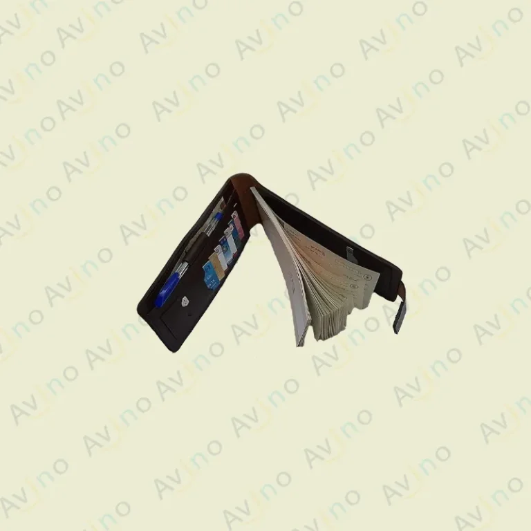 کیف دسته چک چرمی مردانه مدل M-130