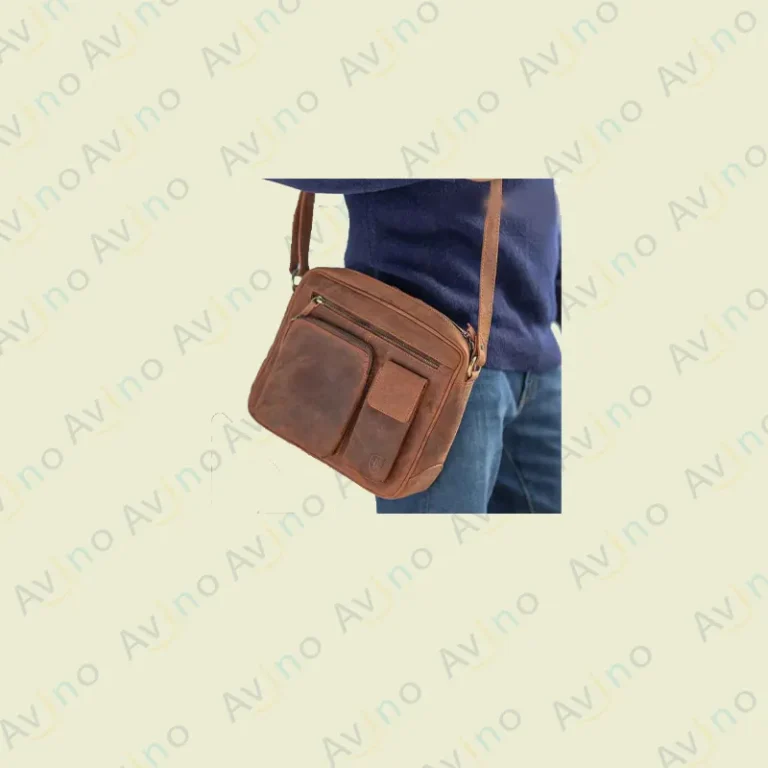 کیف دوشی چرمی مردانه مدل M-126