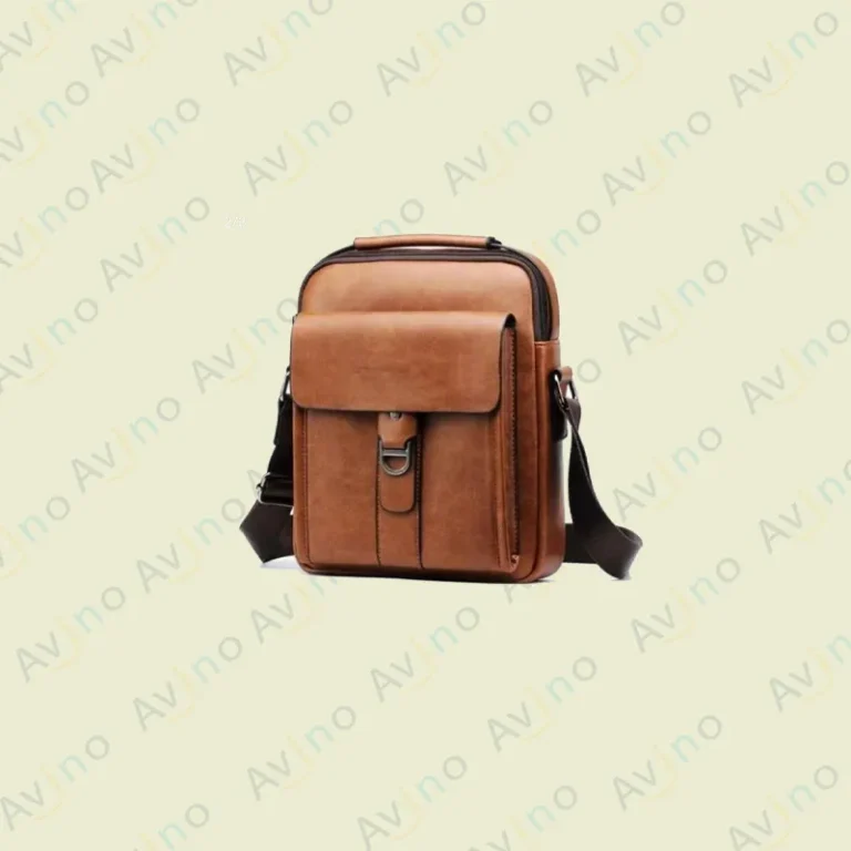 کیف دوشی چرمی مردانه مدل M-136