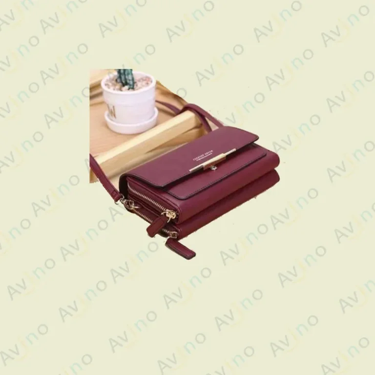 کیف دوشی چرمی زنانه مدل W-268