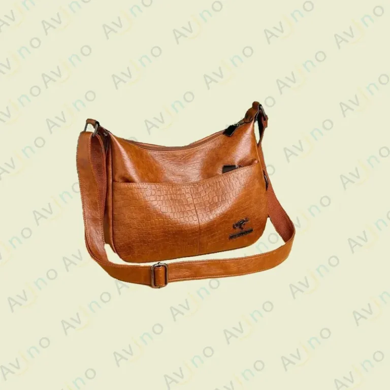 کیف دوشی چرمی زنانه مدل W-291