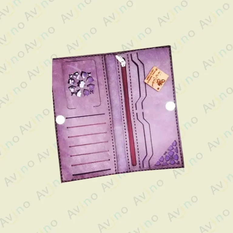 کیف پول چرمی زنانه مدل W-273